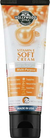 Hollywood Style Organic Vitamin E Soft Cream - Крем для лица с витамином Е