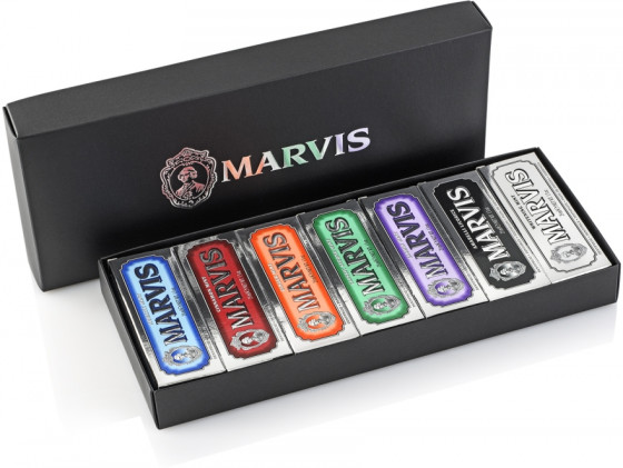 Marvis 7 Flavours Box - Дорожный набор зубных паст