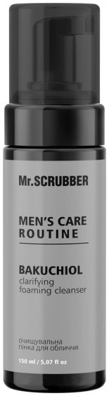 Mr.Scrubber Men's Care Routine Bakuchiol Clarifying Foaming Cleanser - Очищающая пенка для лица
