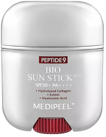 Medi Peel Peptide 9 Bio Sun Stick Pro SPF50+ PA++++ - Пептидный солнцезащитный стик для лица