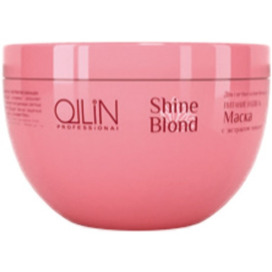 OLLIN Shine Blond Echinacea Mask - Маска для светлых волос с экстрактом эхинацеи
