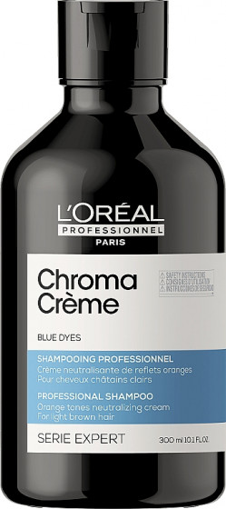 L'Oreal Professionnel Serie Expert Chroma Creme Blue Dyes Professional Shampoo - Шампунь для нейтрализации оранжевых оттенков светло-коричневых волос