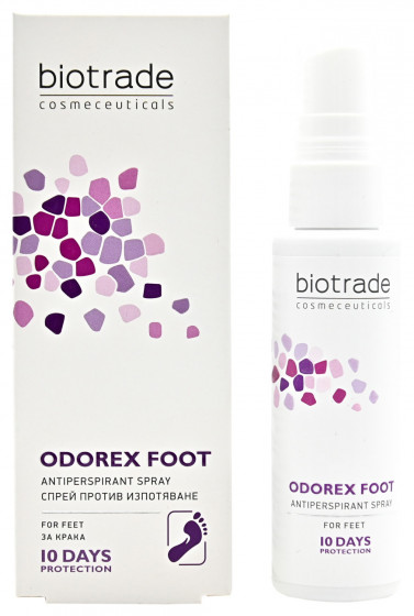Biotrade Odorex Foot Antiperspirant Spray - Спрей против потоотделения ног длительного действия - 1