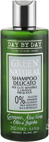 Alan Jey Green Natural Delicate Shampoo - Шампунь деликатный для чувствительной кожи головы и частого применения