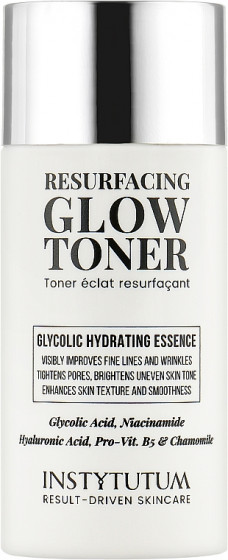 Instytutum Resurfacing Glow Toner - Тонер с гликолевой кислотой