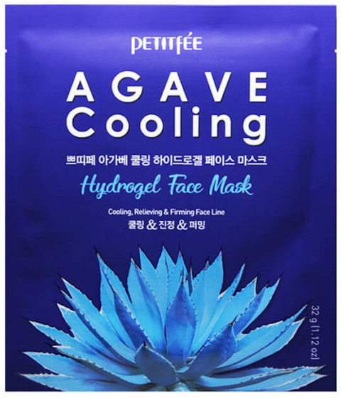 Petitfee & Koelf Agave Cooling Hydrogel Face Mask - Гидрогелевая охлаждающая маска с экстрактом агавы