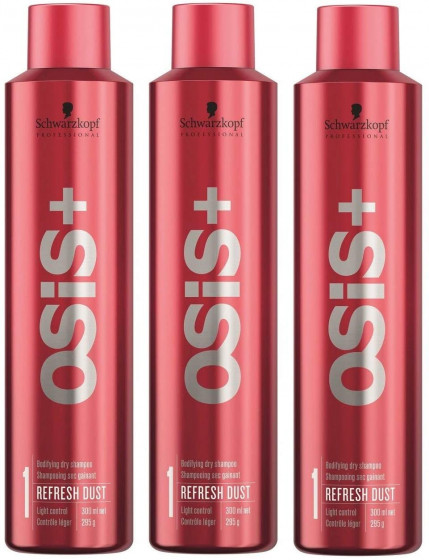 Schwarzkopf Professional Osis+ Refresh Dust Bodifying Dry Shampoo Spray - Освежающая пудра-сухой шампунь для волос - 1