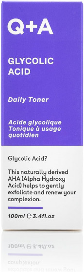 Q+A Glycolic Acid Daily Toner - Ежедневный тонер для лица с гликолевой кислотой - 1