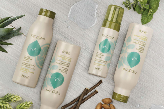 Biomed Purity Plant-Based Astringent Shampoo - Шампунь для жирной кожи головы и жирных волос - 1