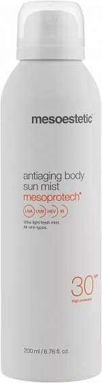 Mesoestetic Sun Antiaging Body Mist SPF30 - Солнцезащитный спрей для тела с антивозрастным эффектом