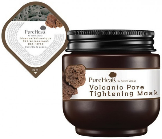 PureHeal's Volcanic Pore Tightening Mask - Маска с вулканическим пеплом для очистки и сужения пор - 2