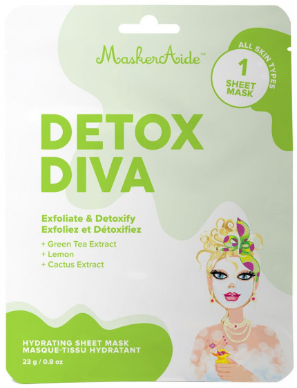 MaskerAide Detox Diva - Очищающая детокс-маска для лица