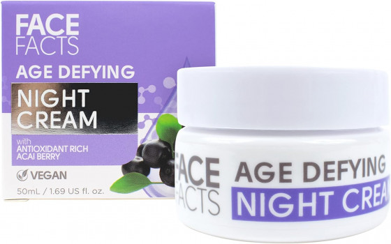 Face Facts Age Defying Night Cream - Антивозрастной ночной крем для лица