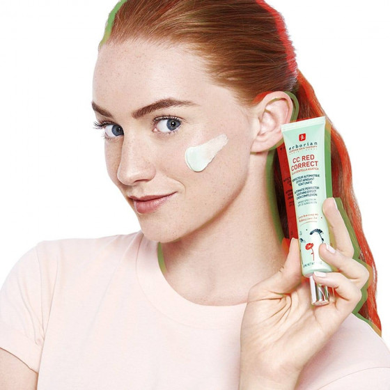 Erborian СС Red Correct Cream SPF25 - Корректирующий СС-крем для лица - 6