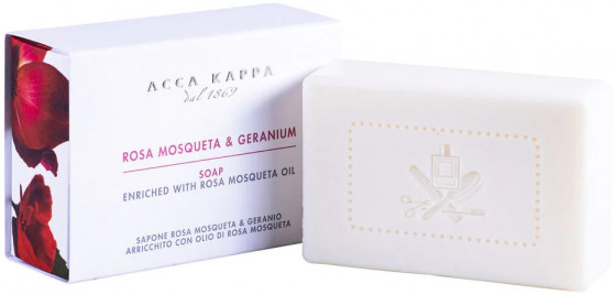 Acca Kappa Rosa Mosqueta & Geranium Soap - Мыло "Роза и герань" - 2