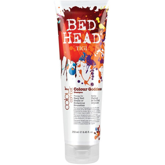 Tigi Bed Head Colour Combat Colour Goddess Shampoo - Сохраняющий цвет шампунь для темных и красных волос