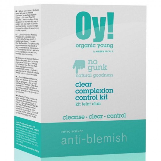 Green People Clear Complexion Control Kit - Набор по уходу за подростковой кожей