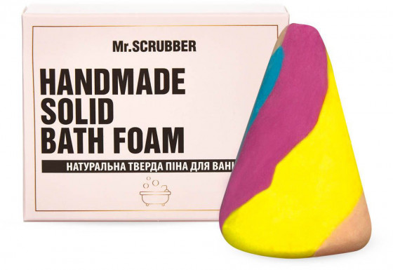 Mr.Scrubber Handmade Solid Bath Foam "Unicorn" - Натуральная твердая пена для ванны