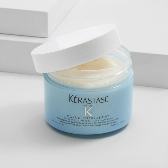 Kerastase Fusio-Scrub Energisant - Интенсивно очищающий скраб с морской солью - 4