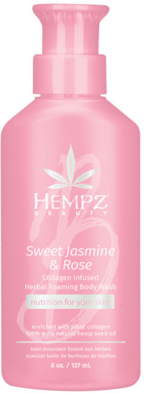 Hempz Sweet Jasmine & Rose Body Wash - Гель для душа "Сладкий жасмин и Роза"