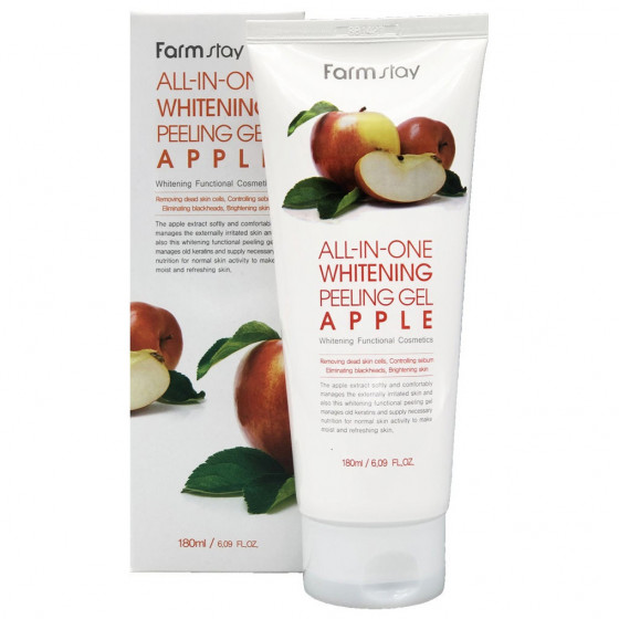 FarmStay All-In-One Whitening Peeling Gel Apple - Пилинг-гель с экстрактом яблока - 1