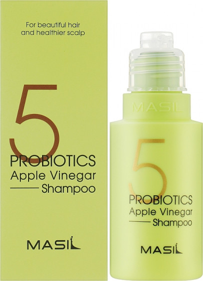 Masil 5 Probiotics Apple Vinegar Shampoo - Шампунь для волос против перхоти с яблочным уксусом - 1