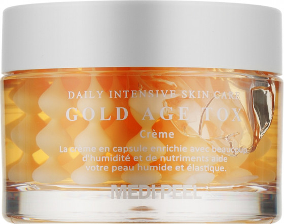 Medi Peel Gold Age Tox H8 Cream - Антивозрастной капсульный крем с экстрактом золотого шелкопряда