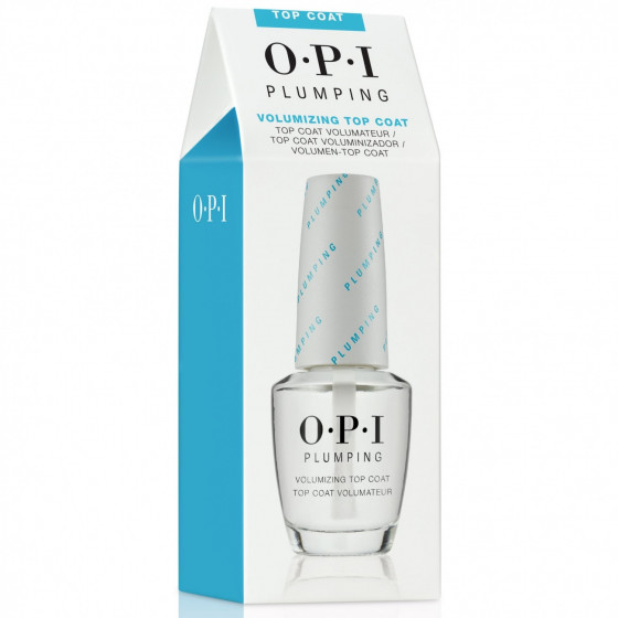 OPI Plumping Top Coat - Топовое покрытие для придания маникюру объема - 1