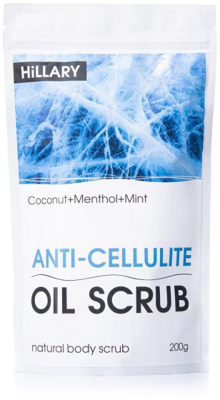 Hillary Anti-Cellulite Oil Scrub - Антицеллюлитный охлаждающий скраб для тела