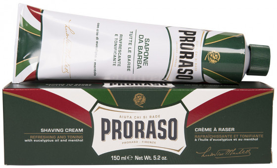 Proraso Green Line Refreshing Shaving Cream - Освежающий и тонизирующий крем для бритья - 2