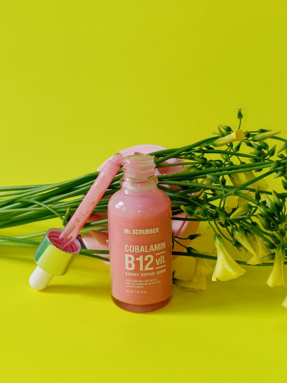 Mr.Scrubber Cobalamin B12 Serum - Успокаивающая сыворотка для поддержания защитного барьера кожи лица - 2