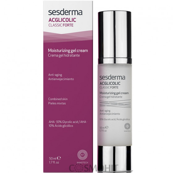 Sesderma Acglicolic Classic Moisturizing Cream Gel - Увлажняющий крем-гель