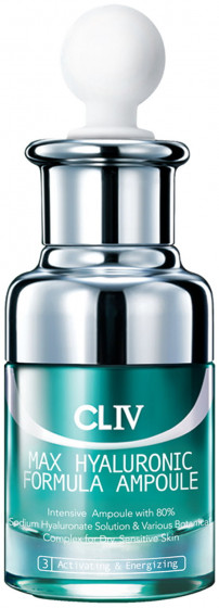 CLIV Max Hyaluronic Formula Ampoule - Концентрат с гиалуроновой кислотой для увлажнения кожи лица