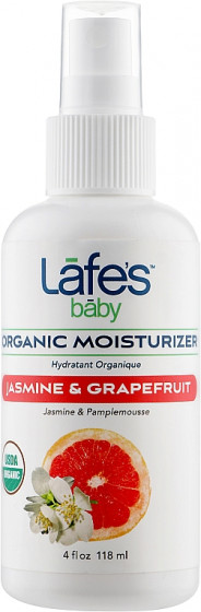 Lafe's Baby Organic Moisturizer - Органическое увлажняющее масло "Жасмин и Грейпфрут"