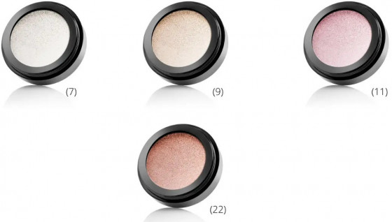 Paese Diamond Eyeshadows - Компактные перламутровые моно-тени для век - 3