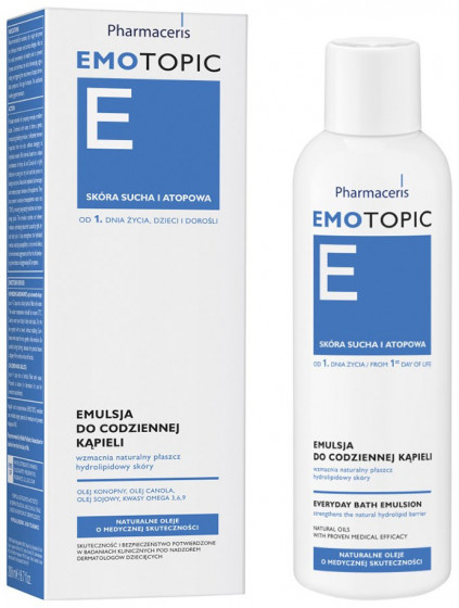 Pharmaceris E Emotopic Everyday Bath Emulsion - Эмульсия для ежедневного купания - 1