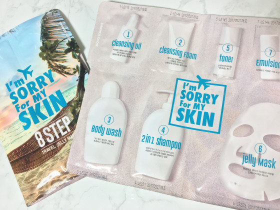 Ultru I'm Sorry For My Skin 8 Step Travel Jelly Mask - Дорожный набор - 3