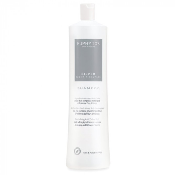 Euphytos Silver Shampoo - Шампунь против желтизны для осветленных и седых волос