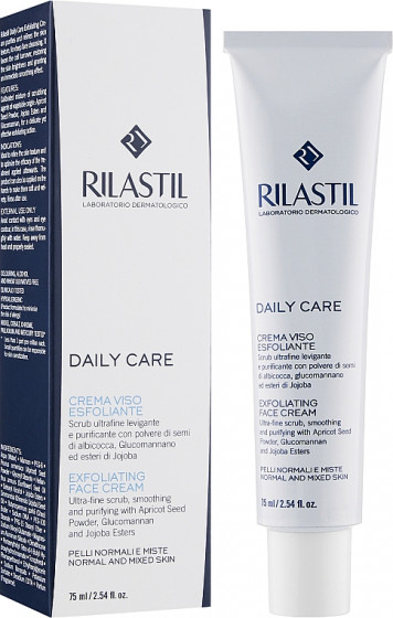 Rilastil Daily Care Exfoliating Face Cream - Пилинг для нормальной и комбинированной кожи лица - 1