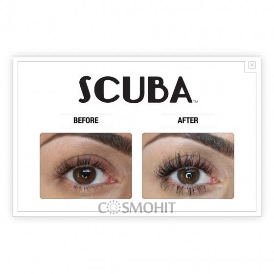 TheBalm Scuba Water Resistant Black Mascara - Водостойкая тушь для ресниц - 1