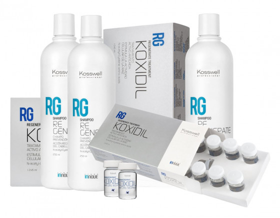 Kosswell Koxidil Active Hair Loss Regenerate Treatment - Ампулы против выпадения волос - 3