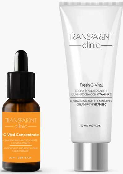 Transparent Clinic Fresh C-Vital Cream - Восстанавливающий и антиоксидантный крем с витамином С - 3