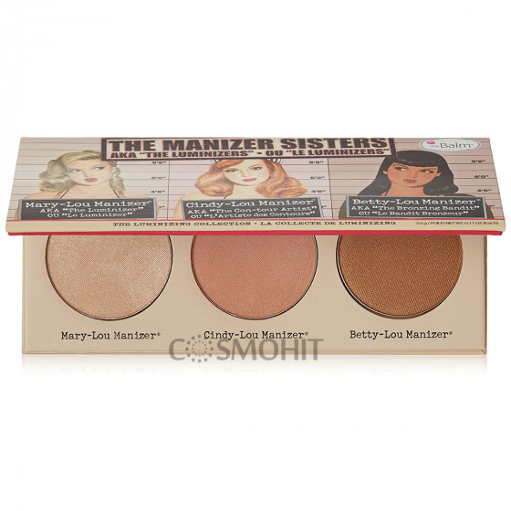 TheBalm Palettes The Manizers Sisters AKA the - Палитра хайлайтеров - 2