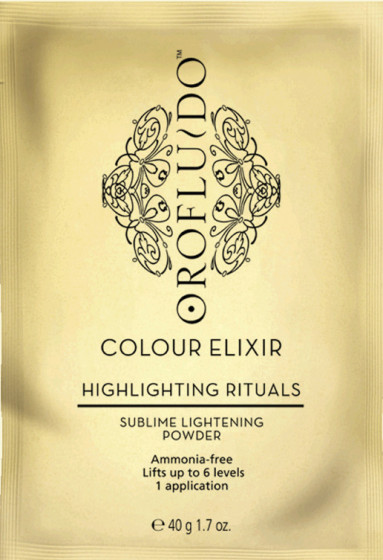 Orofluido Highlighting Rituals Sublime Lightening Powder - Безаммиачная осветляющая пудра