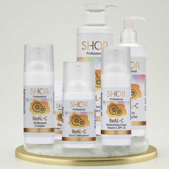 Shor Cosmetics Real-C Moisturizing Cream Vitamin C SPF25 - Увлажняющий крем с витамином С - 1