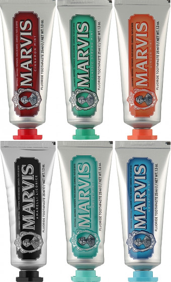 Marvis Toothpaste Flavor Collection Gift Set - Подарочный набор зубных паст - 1