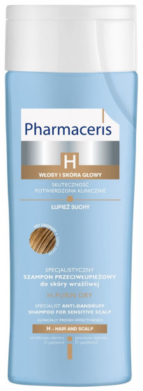 Pharmaceris H-Purin Dry Specialist Anti-Dandruff Shampoo For Sensitive Scalp - Шампунь против перхоти для чувствительной кожи головы