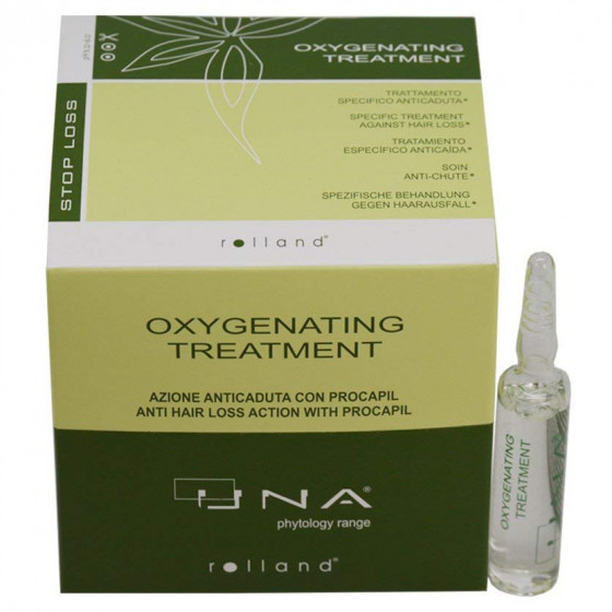 Rolland Una Oxygenating Treatment - Комплекс против выпадения волос