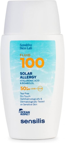 Sensilis Ultrafluido 100 Solar Allergy - Фотозащитный флюид для фоточувствительной и реактивной кожи