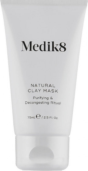 Medik8 Natural Clay Mask - Очищающая детокс-маска для лица с глиной